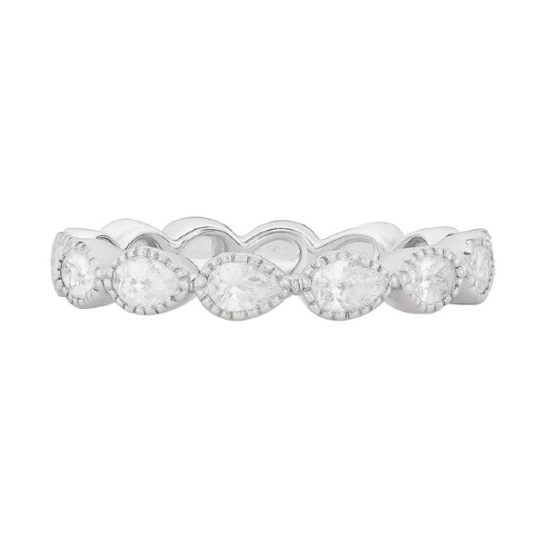 SETHI COUTURE 18K White Gold Paloma White Diamond Band