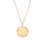 Load image into Gallery viewer, ANNA BECK Hammered Dot Reversible Necklace - Gold &amp; Silver
