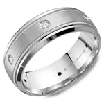 Load image into Gallery viewer, Men&#39;s Gold &amp; Diamond Wedding Band