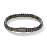 Load image into Gallery viewer, Classic Chain 7.5mm Blackened Silver Bracelet
