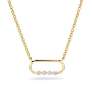 MICHAEL M 14K Yellow Gold Cloud Link Necklace