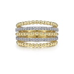 Load image into Gallery viewer, Diamond Five Row Bujukan Ring