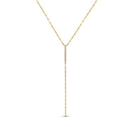 14K Yellow Gold DIamond Necklace