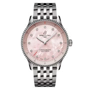 BREITLING Navitimer 32 Pink Mother-of-Pearl Dial Ladies Watch