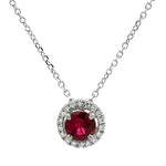Load image into Gallery viewer, Ruby and Diamond Necklace
