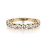 MICHAEL M 18K Yellow Gold Diamond Wedding Band