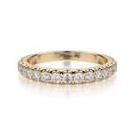 Load image into Gallery viewer, MICHAEL M 18K Yellow Gold Diamond Wedding Band