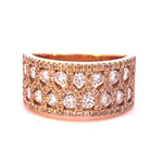 Load image into Gallery viewer, Rose Gold Diamond Fashion Ring
