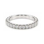 Load image into Gallery viewer, MICHAEL M 18K White Gold Diamond Wedding Band