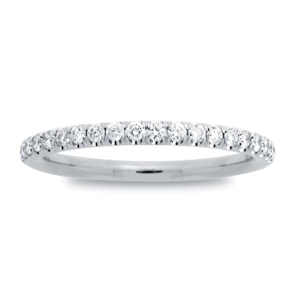 18K White Gold Diamond Eternity Band 0.26cttw