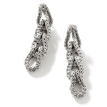 Load image into Gallery viewer, Asli Classic Chain Link Silver Drop Earrings
