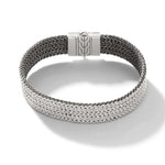 Load image into Gallery viewer, JOHN HARDY Reversible Rata Silver And Dark Silver Bracelet
