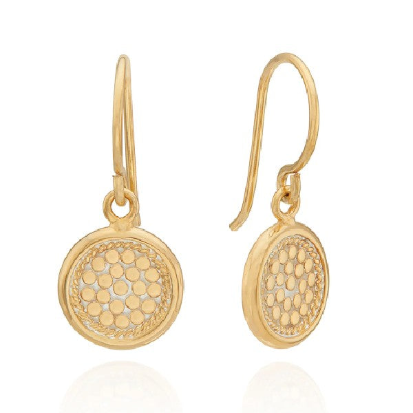 ANNA BECK Classic Circle Drop Earrings - Gold