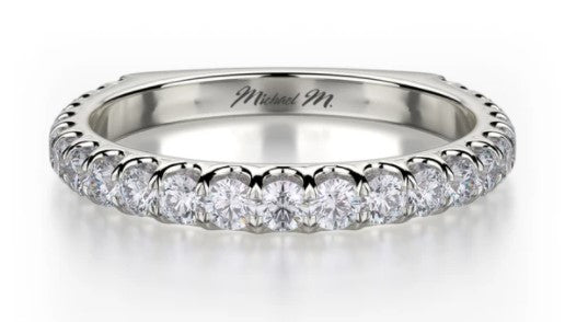 MICHAEL M Diamond Wedding Band