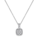 Load image into Gallery viewer, Diamond Cushion Necklace