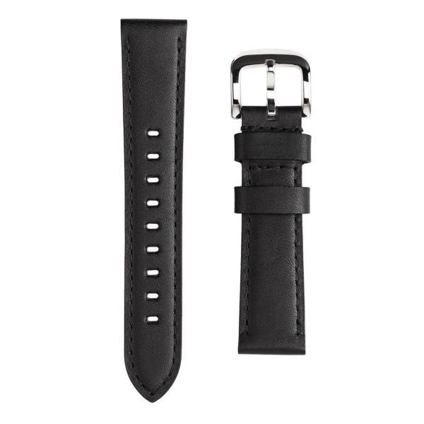 SHINOLA Natural Black Leather Strap