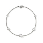 Load image into Gallery viewer, JOHN HARDY Lovestruck Lab Grown Diamond Station Silver Bracelet-1.45cttw
