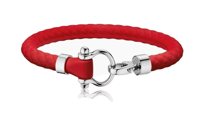 OMEGA Red Sailing Bracelet - L