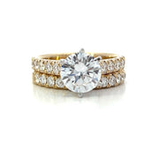 14K Yellow Gold Diamond Engagement/Wedding Set