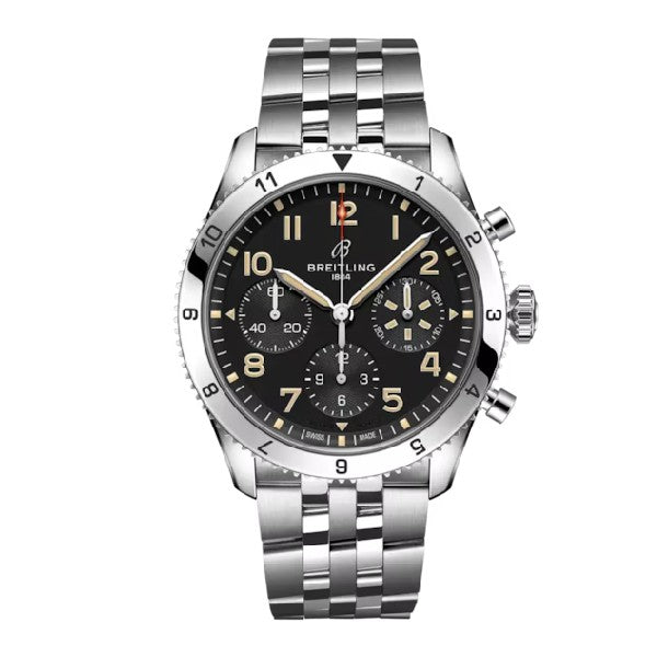 BREITLING Classic AVI Chronograph 42 P-51 Mustang Stainless Steel Watch