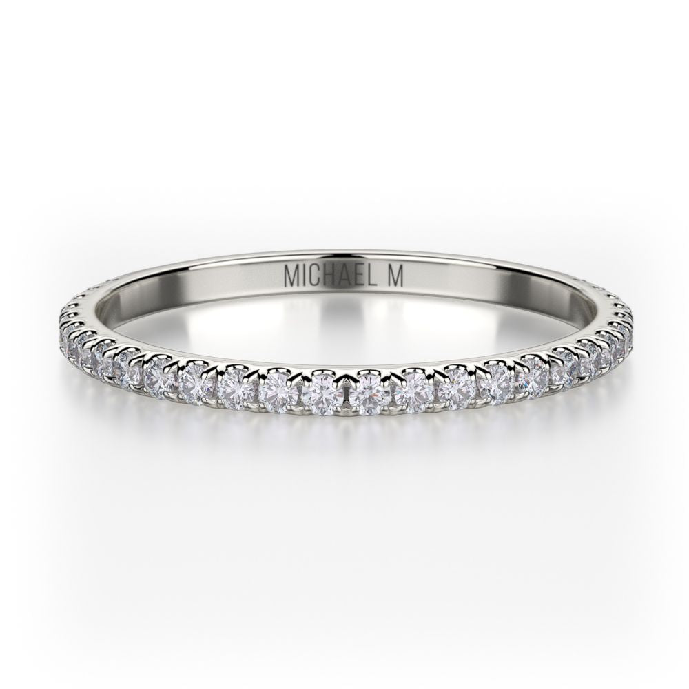 MICHAEL M Diamond Wedding Band