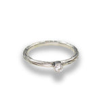 Load image into Gallery viewer, SARAH GRAHAM Diamond Pebble Stacking Ring
