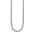 Load image into Gallery viewer, SETHI COUTURE Noir Black Diamond and Gold Necklace -  32&quot;
