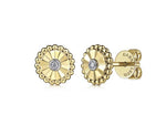 Load image into Gallery viewer, Bujukan Yellow &amp; White Gold Earrings