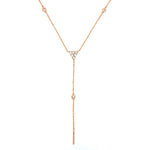 Load image into Gallery viewer, Diamond Y Necklace