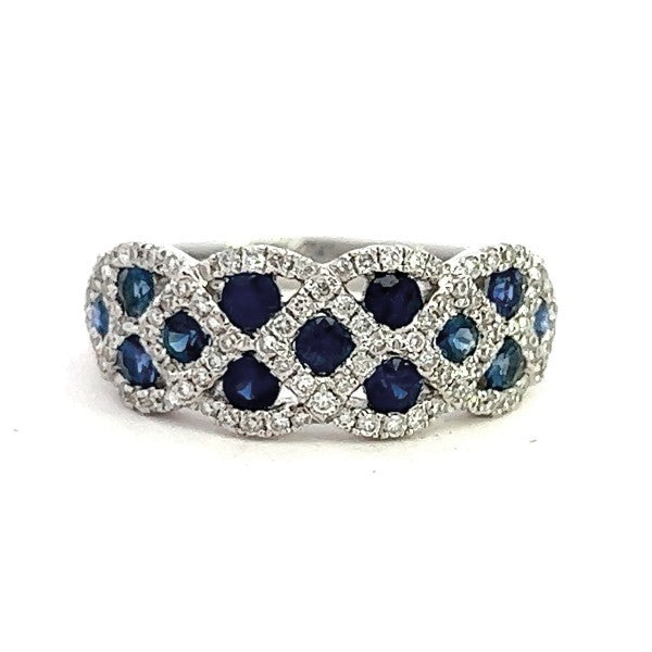 Sapphire and Diamond Fashion Ring