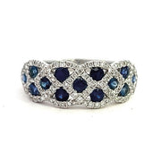 Sapphire and Diamond Fashion Ring