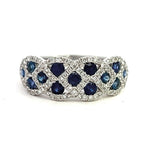 Load image into Gallery viewer, Sapphire and Diamond Fashion Ring