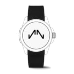 Load image into Gallery viewer, NORQAIN Independence Wild One 22mm Black Rubber Strap

