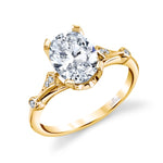 Load image into Gallery viewer, PARADE DESIGNS 14K Yellow Gold Deco Inspired Engagement Ring