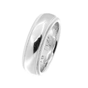 Men's Silver Wedding Band