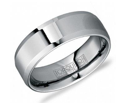 CROWN RING Men's Tungsten Wedding Band