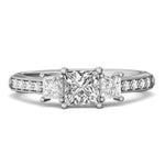 Load image into Gallery viewer, 3-Stone Diamond Engagement Ring
