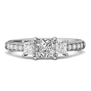 3-Stone Diamond Engagement Ring