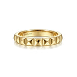 Load image into Gallery viewer, 14K Yellow Gold Pyramid Ring