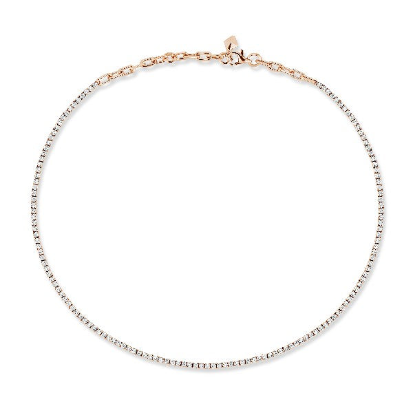 WALTERS FAITH Classic Diamond Tennis Necklace