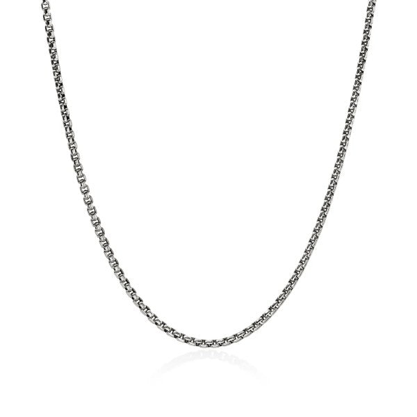 JOHN HARDY Sterling Box Chain Necklace 2.7mm
