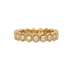 Load image into Gallery viewer, SETHI COUTURE 18K Yellow Gold Regency Large Diamond Band