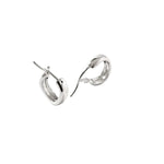 Load image into Gallery viewer, JOHN HARDY Surf Sterling Silver Extra-Small Hoop Earrings
