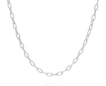 Load image into Gallery viewer, ANNA BECK Elongated Oval Chain Collar Necklace
