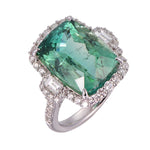 Load image into Gallery viewer, Tourmaline and Diamond Ring
