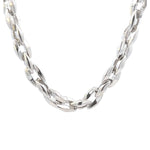 Load image into Gallery viewer, Large Link White Gold Necklace
