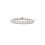 Load image into Gallery viewer, 18K White Gold Diamond Wedding Band 0.41cttw