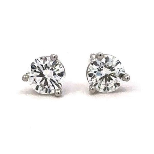 Diamond Stud Earrings - 1.40cttw