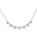 Load image into Gallery viewer, 14K White Gold Diamond Necklace