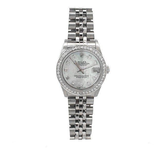 Pre-Owned ROLEX DateJust Diamond Bezel 31mm Model 68274